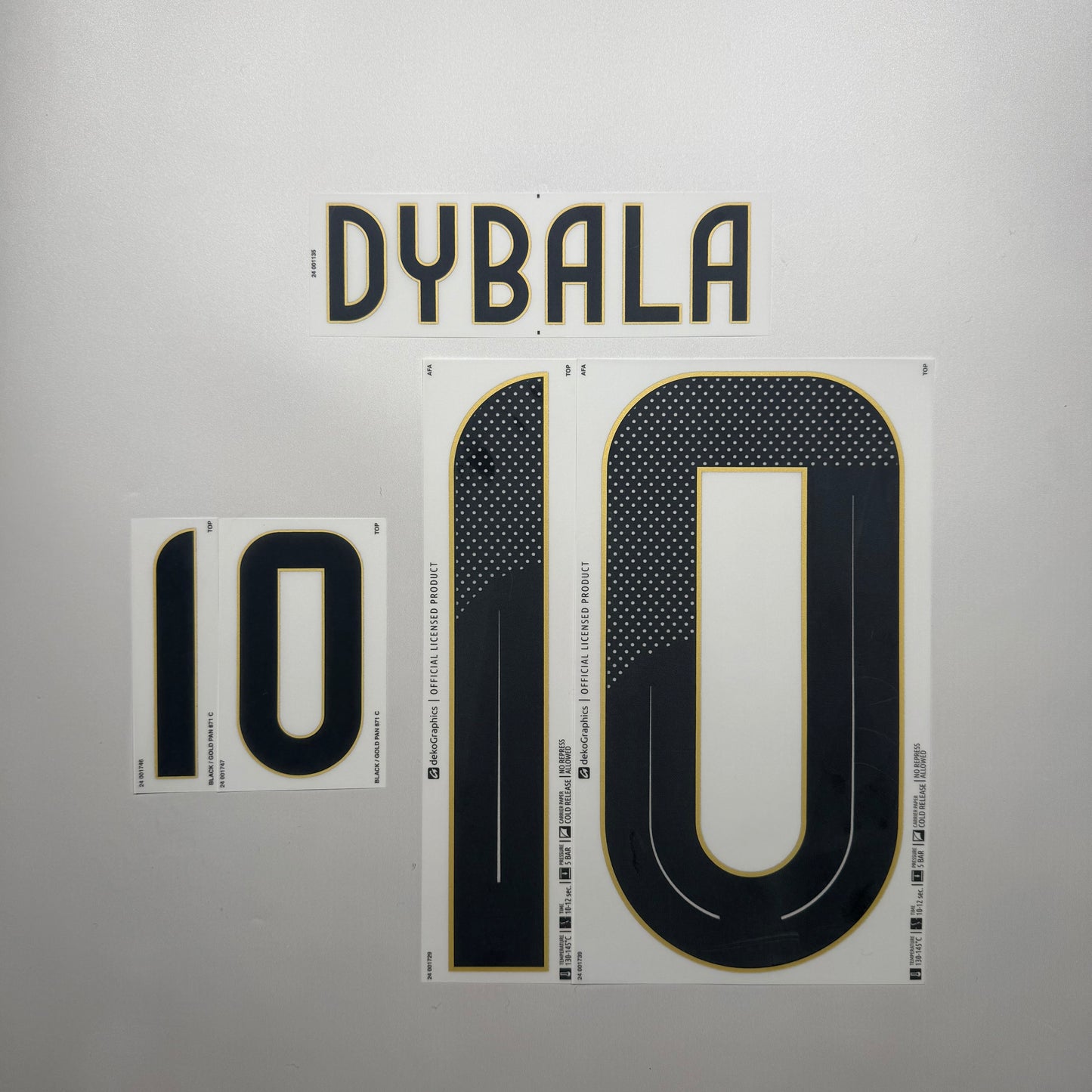 #10 Dybala 2024 Argentina Home Name & Number set Official