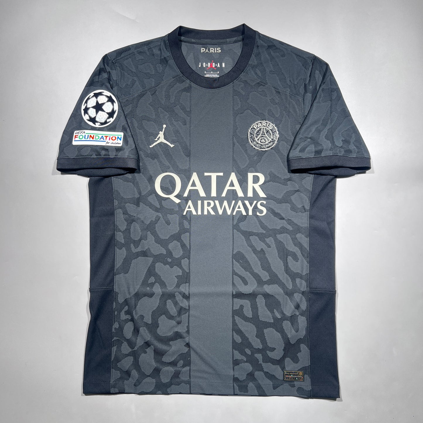 Official #10 O. Dembele 23/24 Paris Saint-Germant（PSG）3rd Authentic Shirt Size M