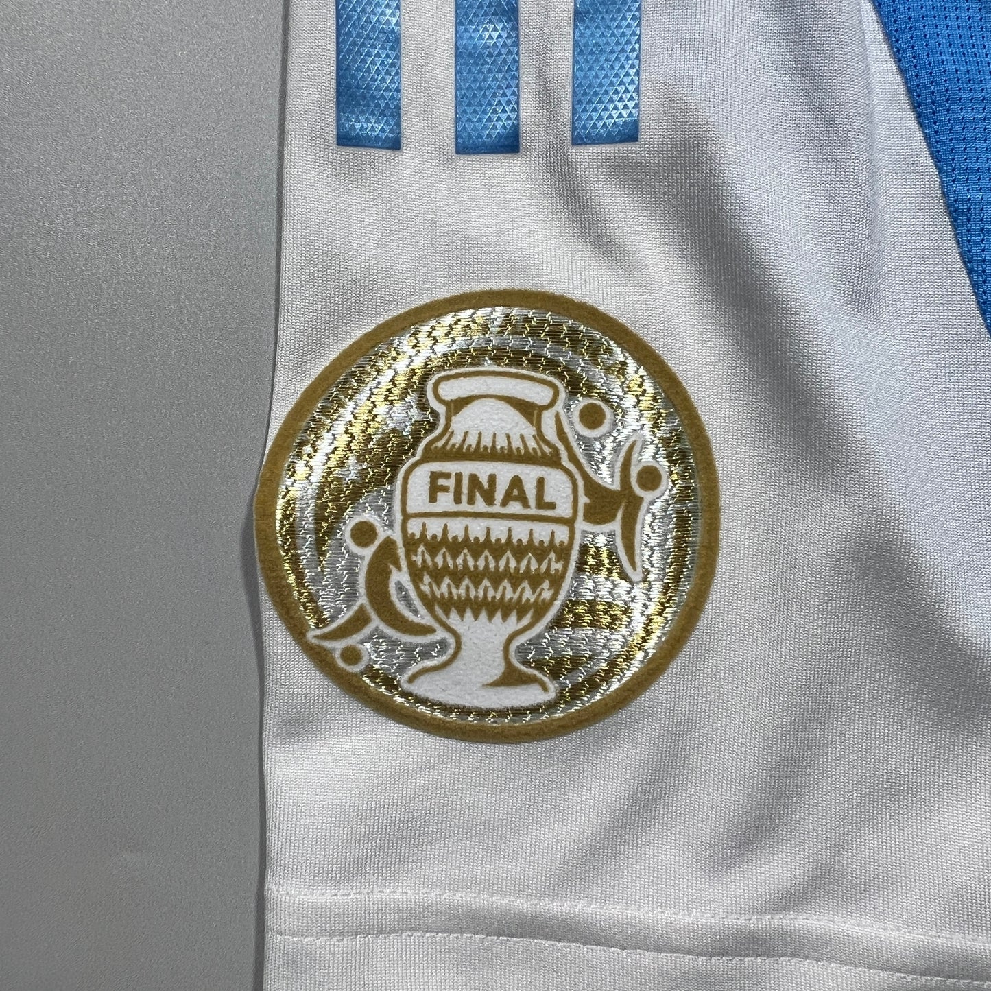 Official #11 Di Maria 2024 Argentina Home Authentic Shirt Copa America USA 2024 Final Last Dance Size S/M（JP:L）