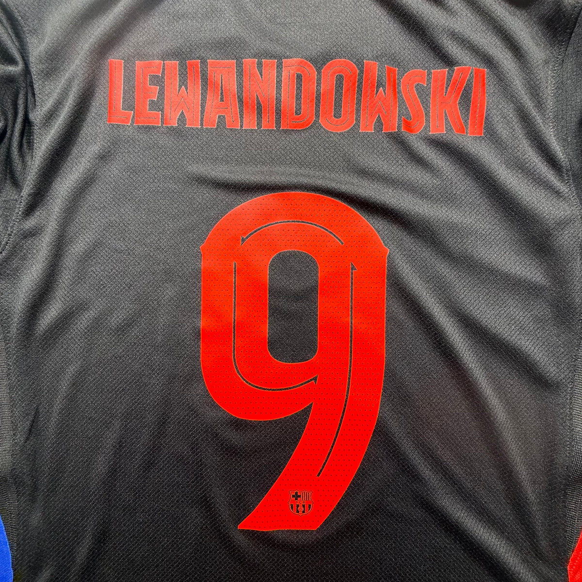 [Pre-Order] Official #9 Lewandowski 24/25 FC Barcelona Away Stadium Shirt UCL Nike FN8792-010