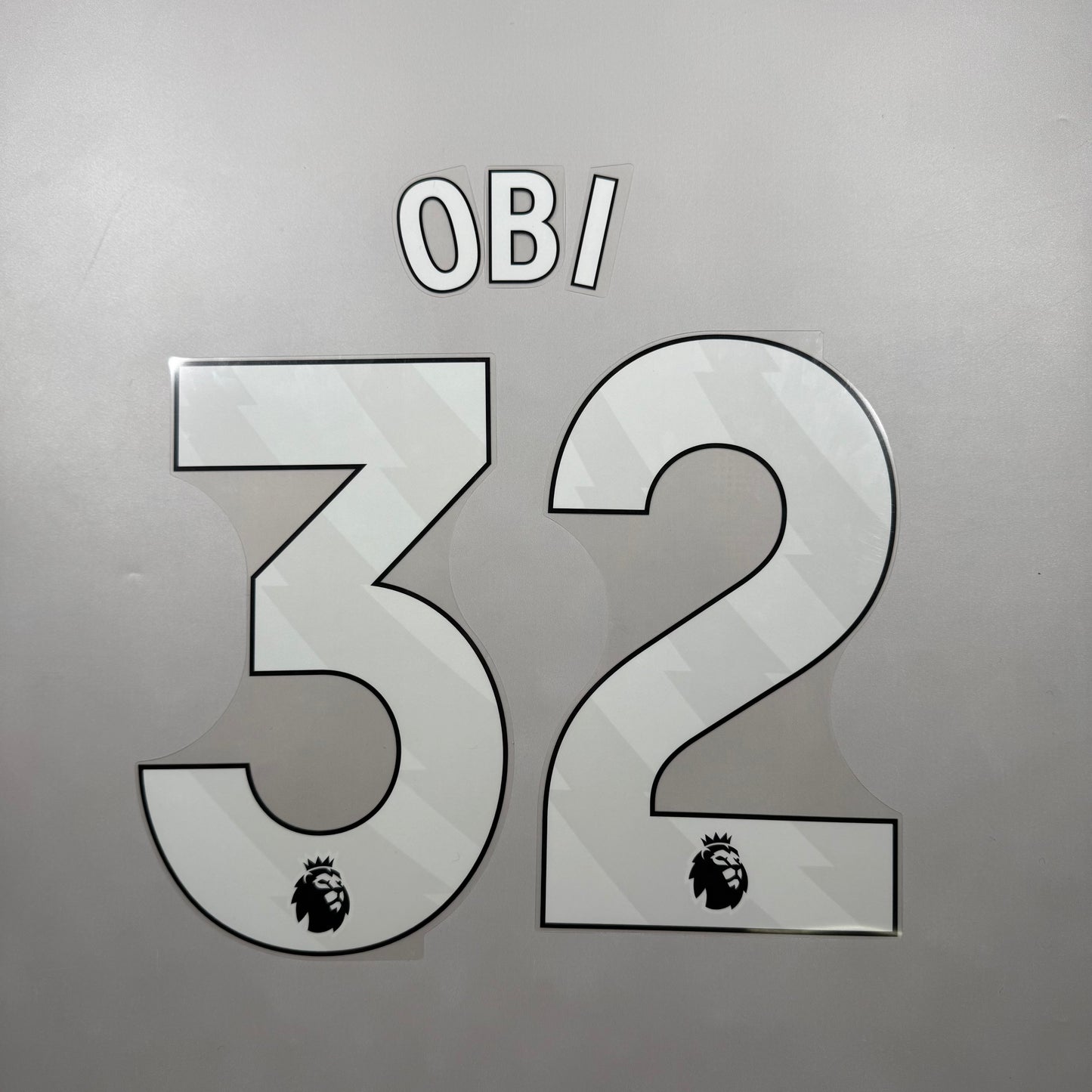 Official 25/26 Manchester United 3rd English Premier League Name and Number set