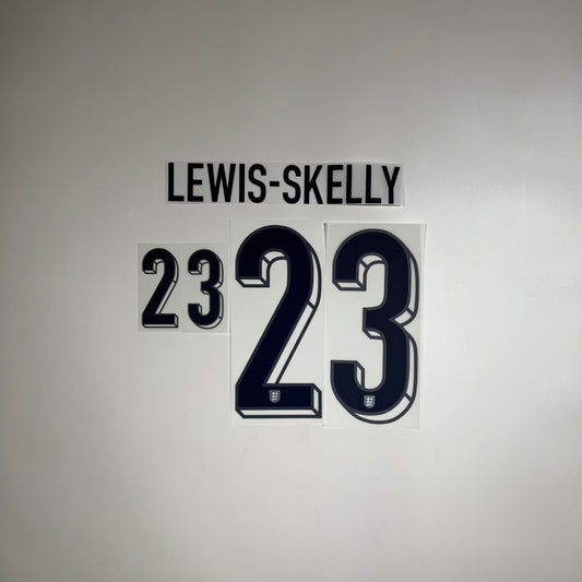 [Pre-Order] #23 Lewis-Skelly | 24-25 England Home Name & Number set