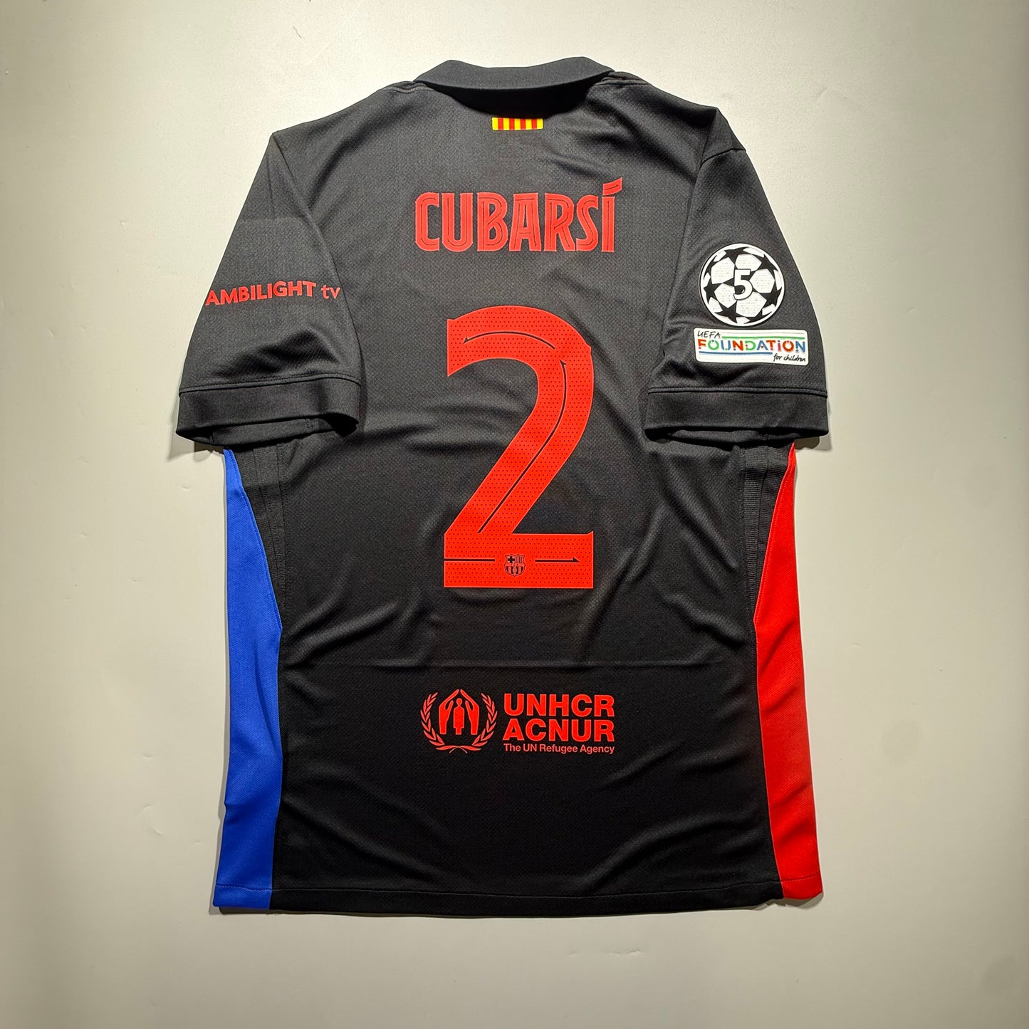 [Pre-Order] Official #2 Cubarsi 24/25 FC Barcelona Away Stadium Shirt UCL Nike FN8792-010