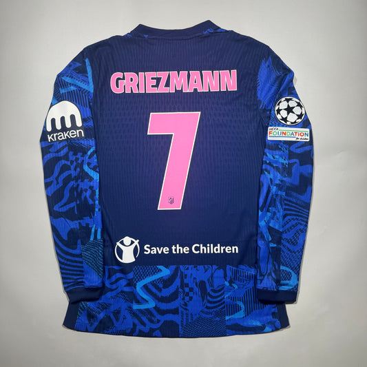 #7 Griezmann 24/25 Atletico Madrid 3rd Kitroom Player Issue CL Size L Official