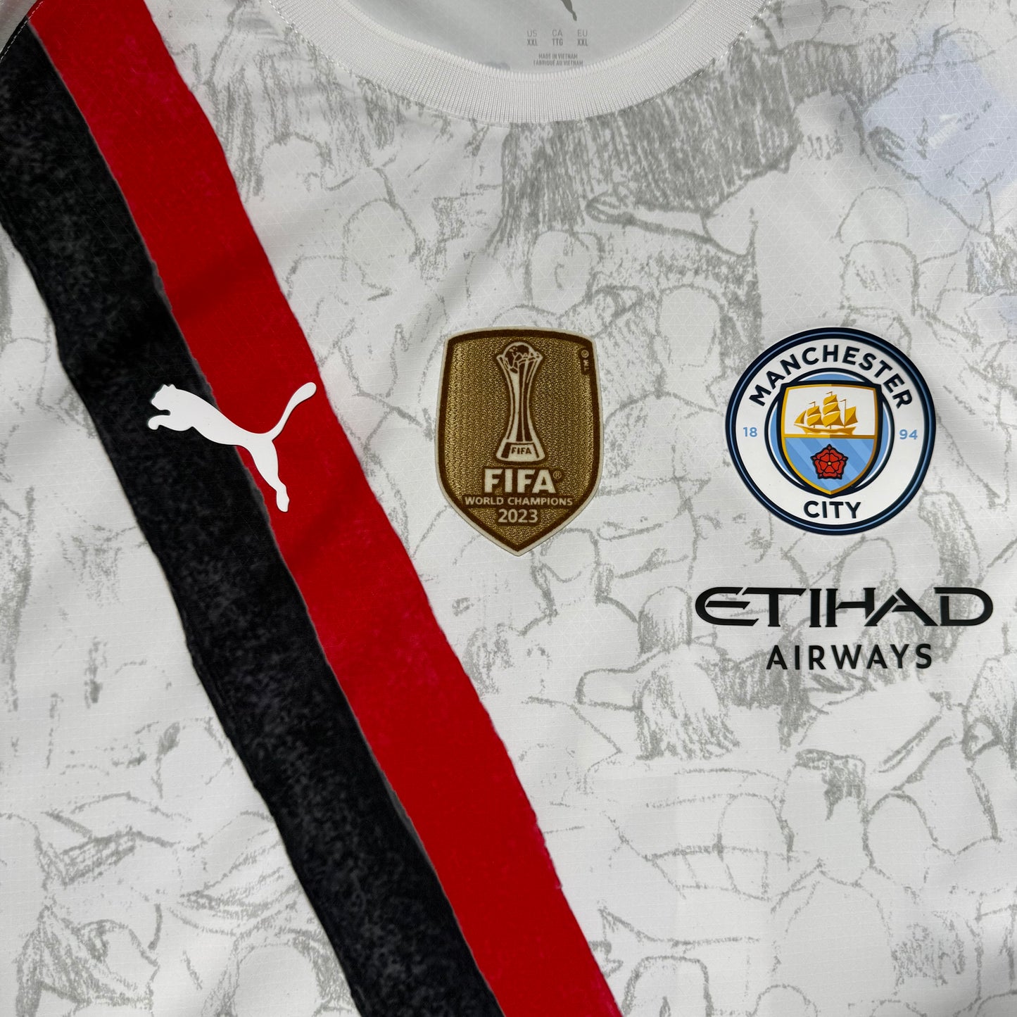 Official #47 Foden 25/26 Manchester City × KidSuper Limited Authentic Shirt FIFA Club World Cup 25 USA Official Player Patch Size 2XL