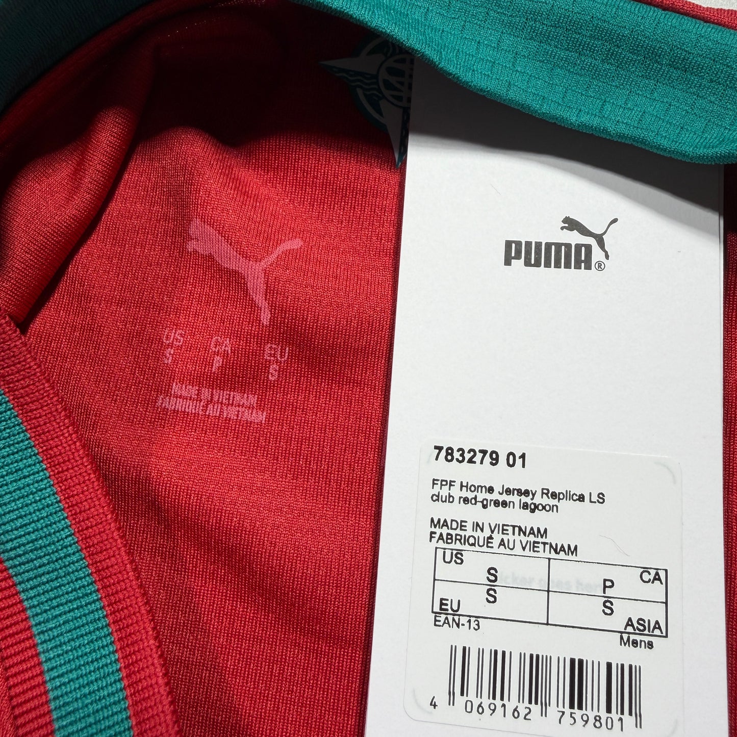 Official 2026 Portugal Home Stadium Shirt  Long Sleeve