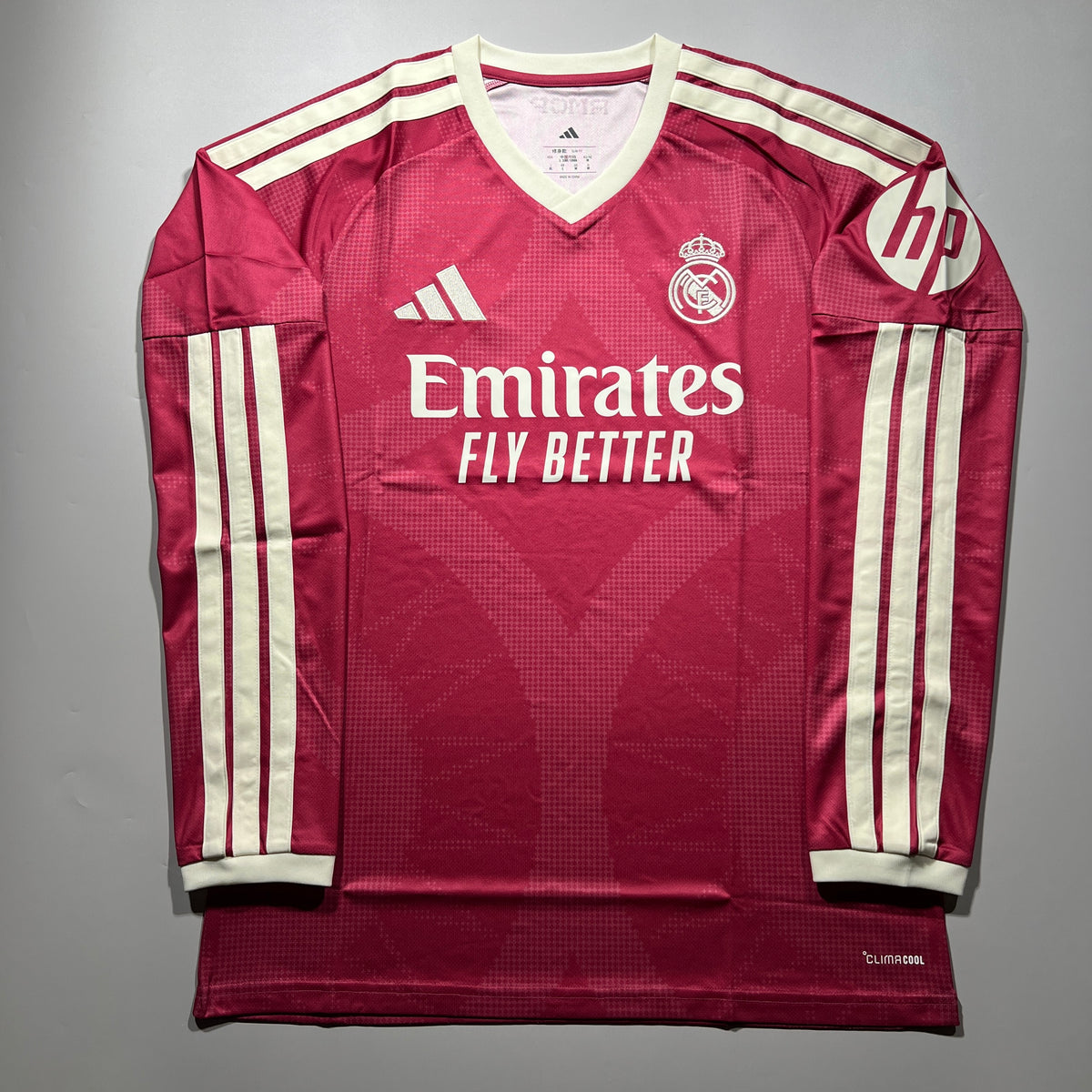 Official 26/27 Real Madrid Third Stadium Long Sleeve Shirt Adidas KH1275