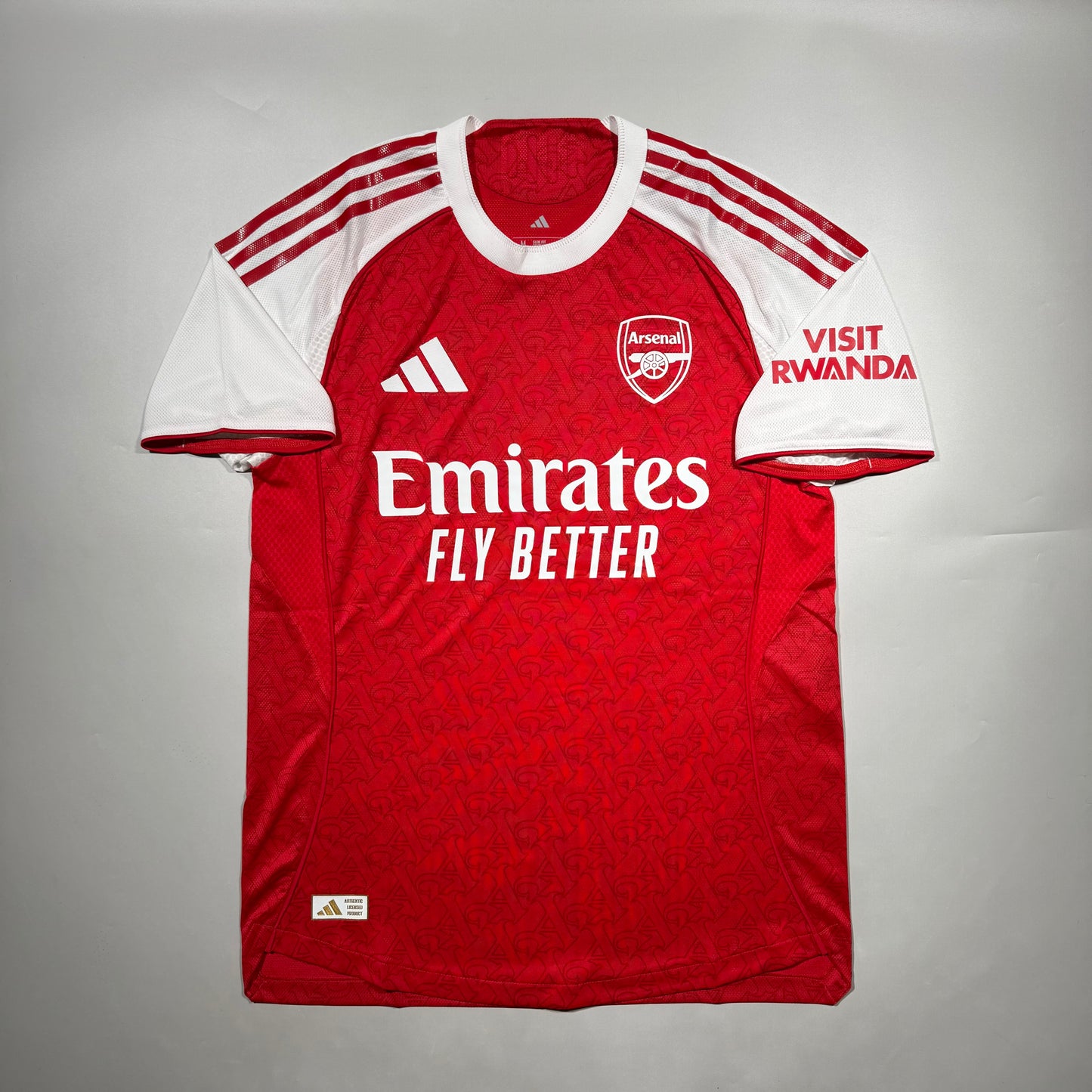 Official #56 Dowman 25/26 Arsenal Home Authentic Shirt EU Edition