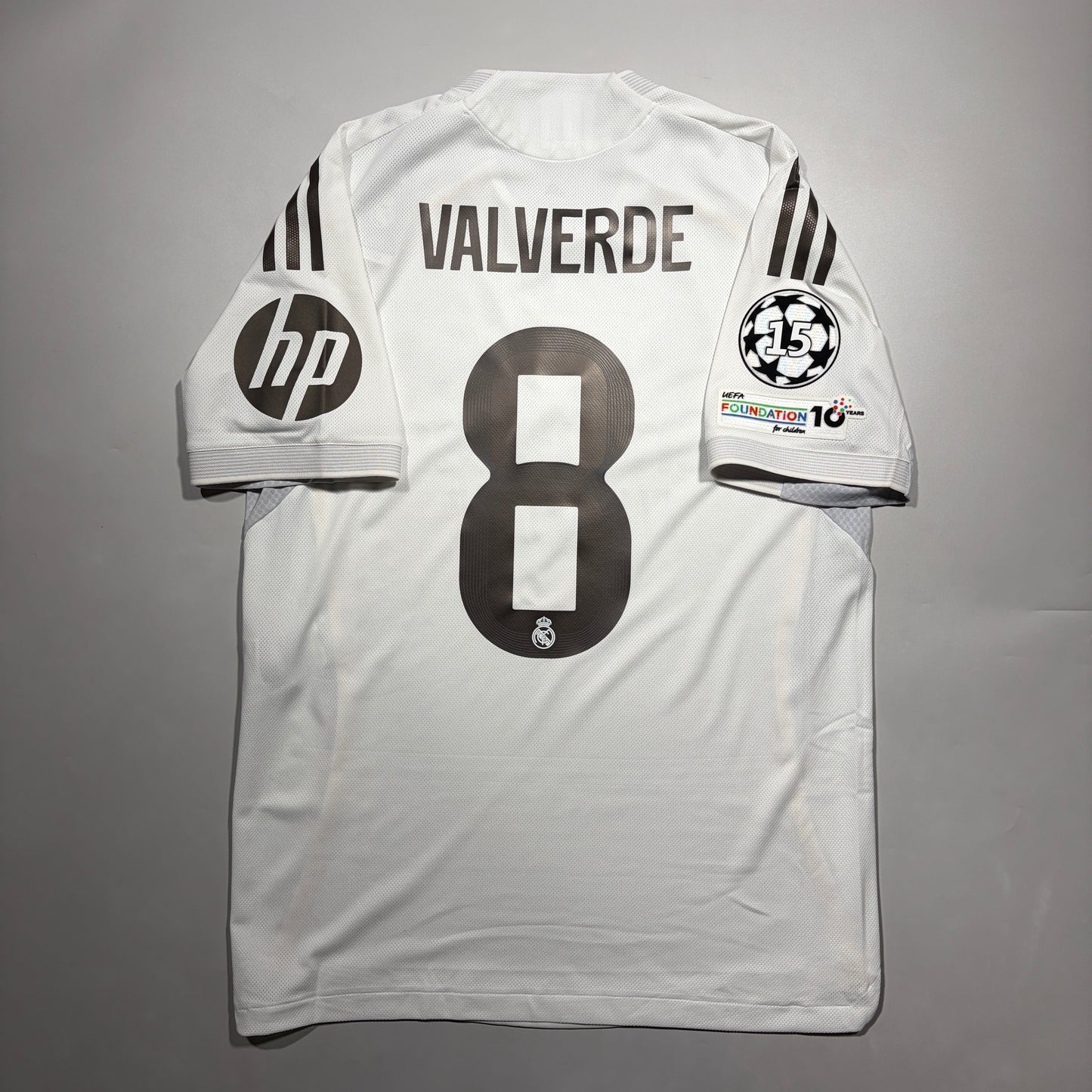 Official #8 Valverde 25/26 Real Madrid Home Authentic Shirt Size JP:XL