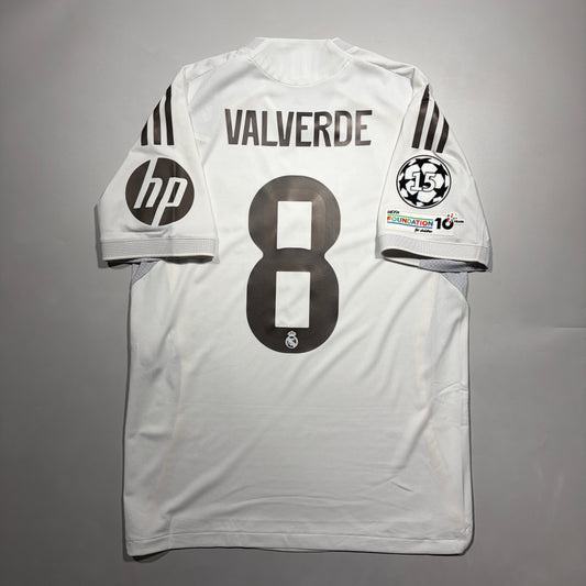 Official #8 Valverde 25/26 Real Madrid Home Authentic Shirt Size JP:XL