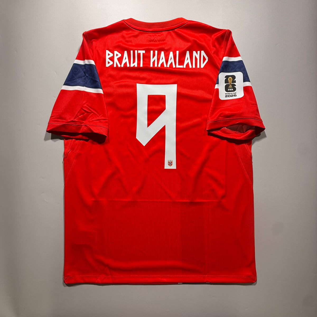 #9 Haaland Official 2026 Norway Home Stadium Shirt WC2026 Size L Nike IB5316-673