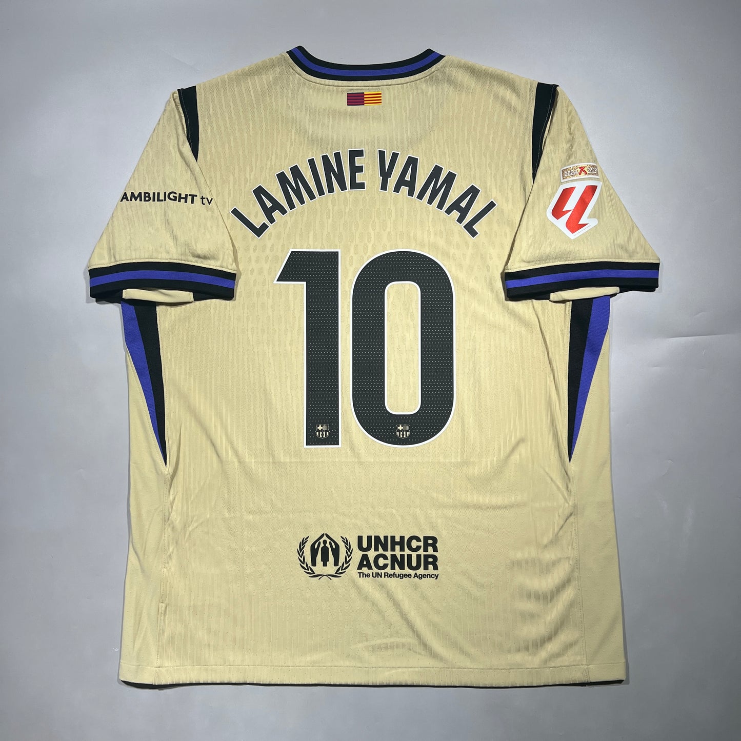 Official #10 Lamine Yamal 25/26 FC Barcelona 3rd Authentic Shirt Size XL