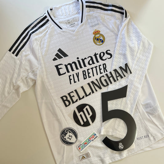 BELLINGHAM 24-25 Real Madrid Home Player Issue