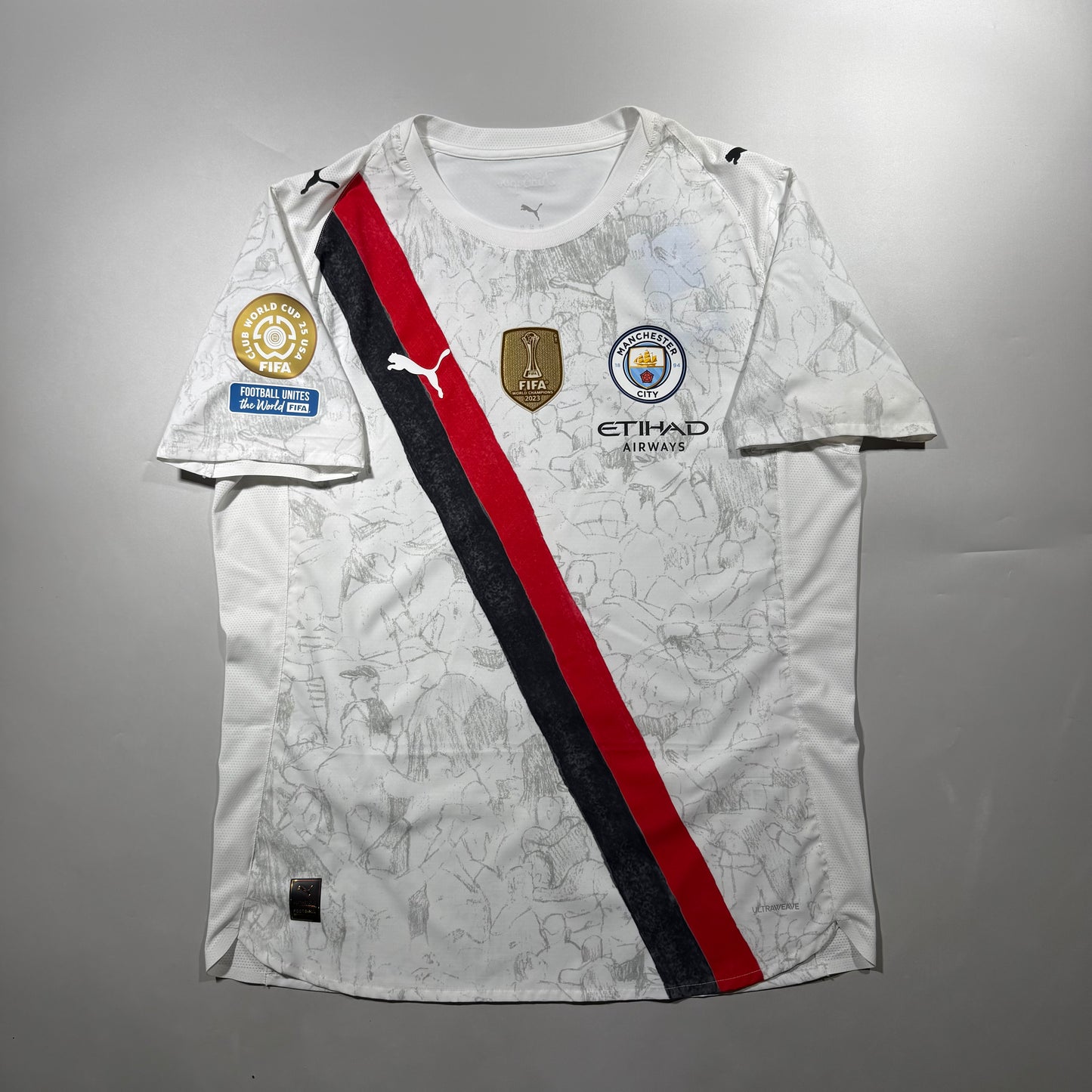 Official #9 Haaland 25/26 Manchester City × KidSuper Limited Authentic Shirt FIFA Club World Cup 25 USA Official Player Patch Size 2XL