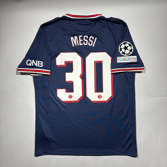 Official #30Messi 21/22 PSG Home Stadium Shirt Champions League Size L