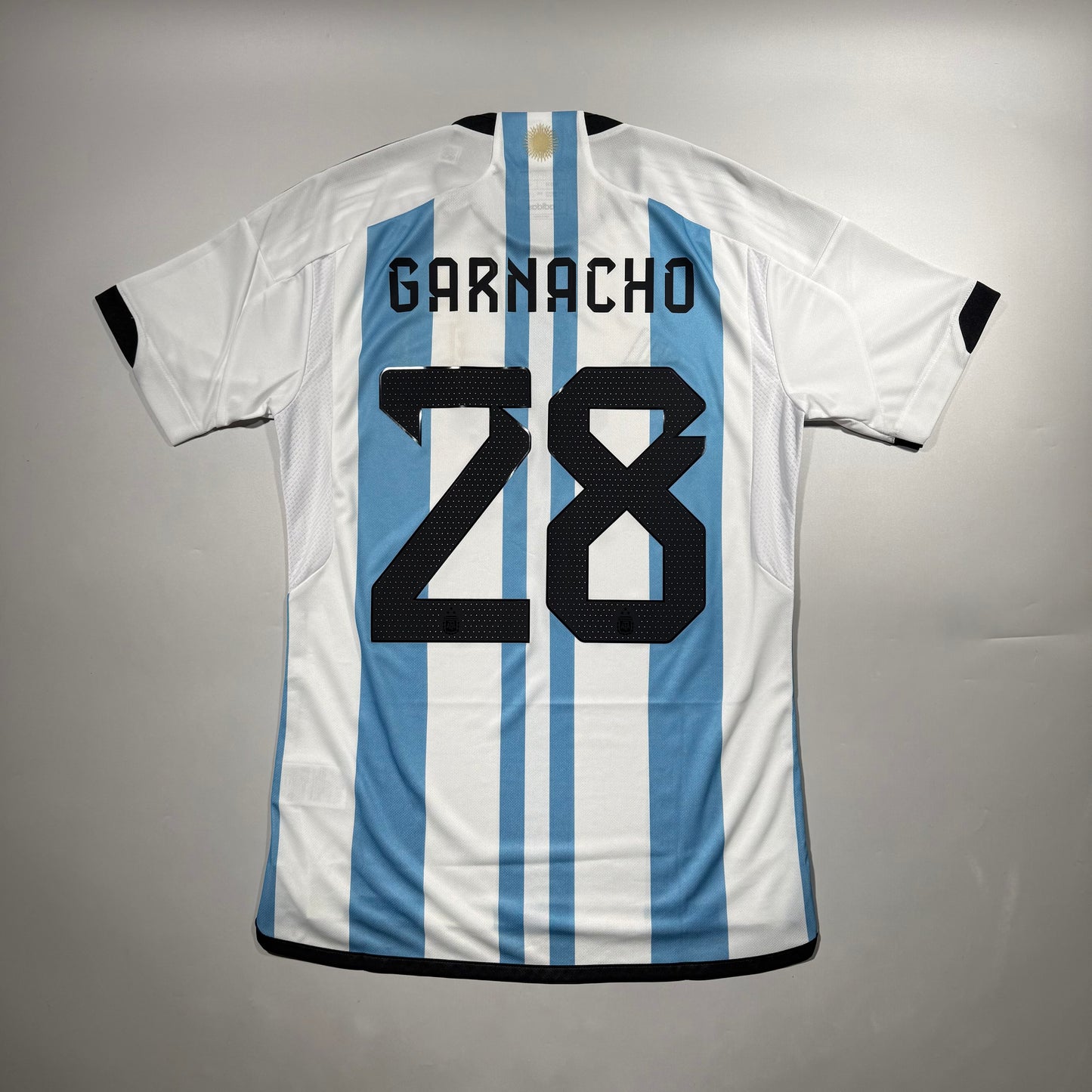 Official #28 Garnacho 2022 Argentina Home Stadium Shirt Size S/M＝JP:L