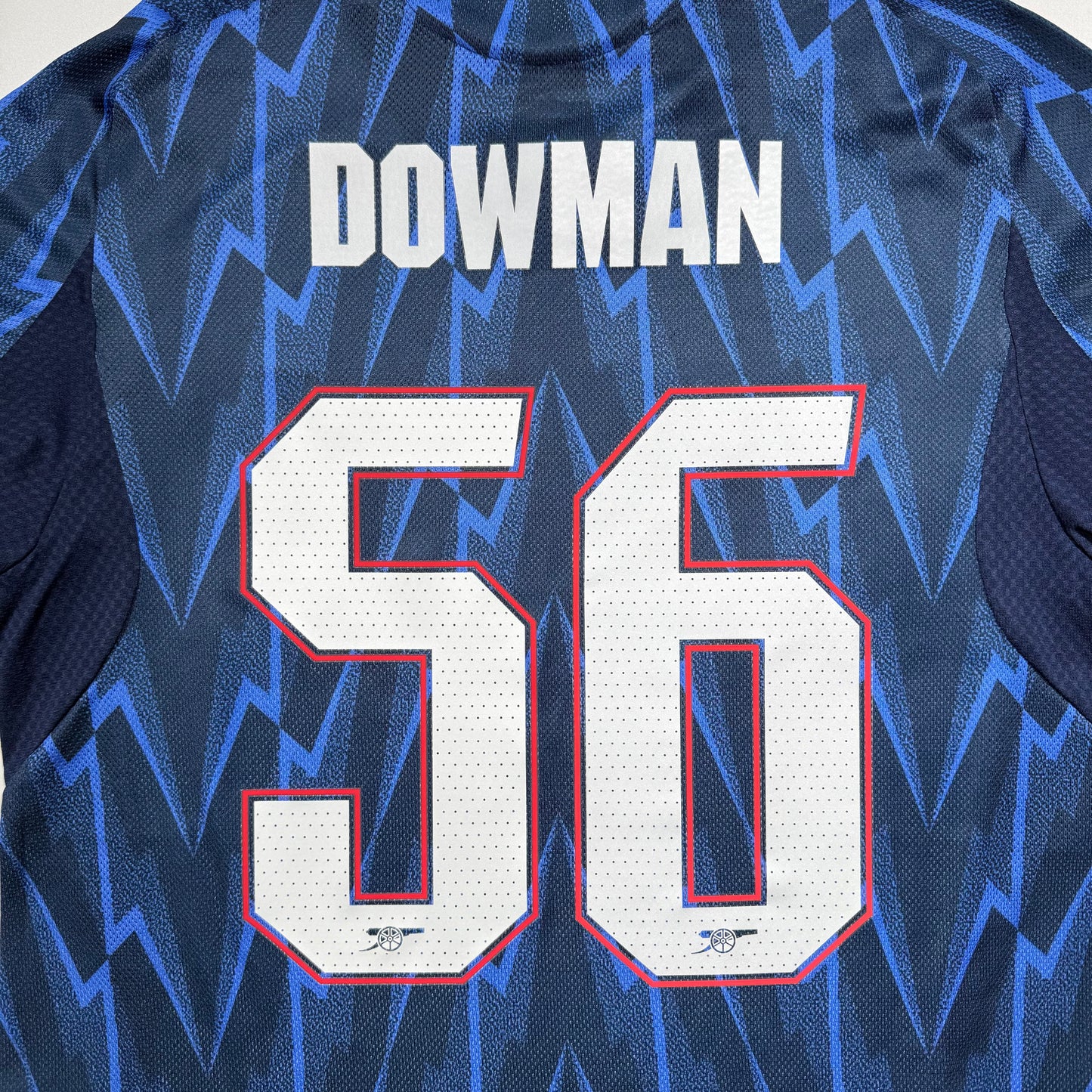 Official #56 Dowman 25/26 Arsenal Away Authentic Shirt EU Edition