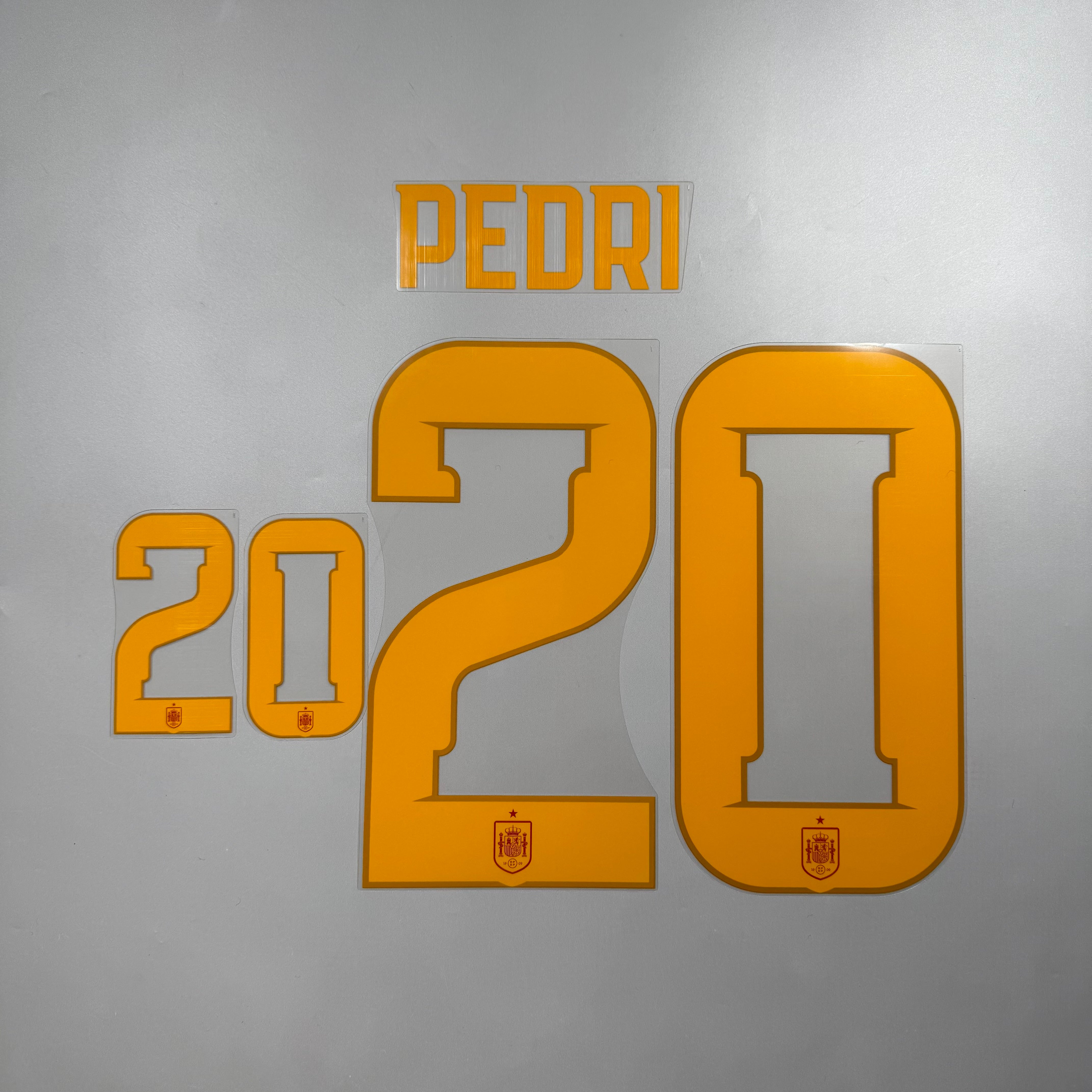 Official #20 Pedri 2026 Spain Home Name and Number set – Kit of