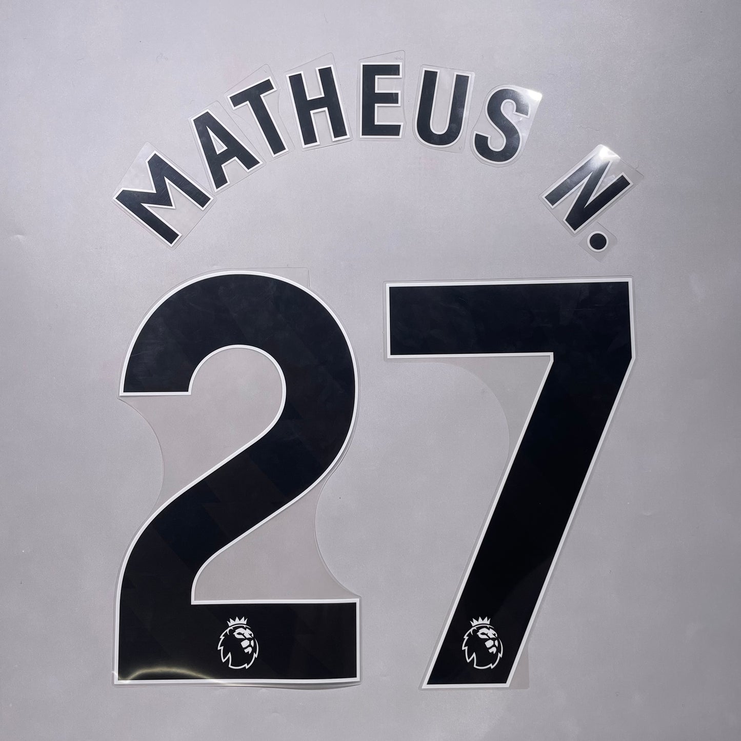 Official 25/26 Manchester City 3rd English Premier League Name & Number set