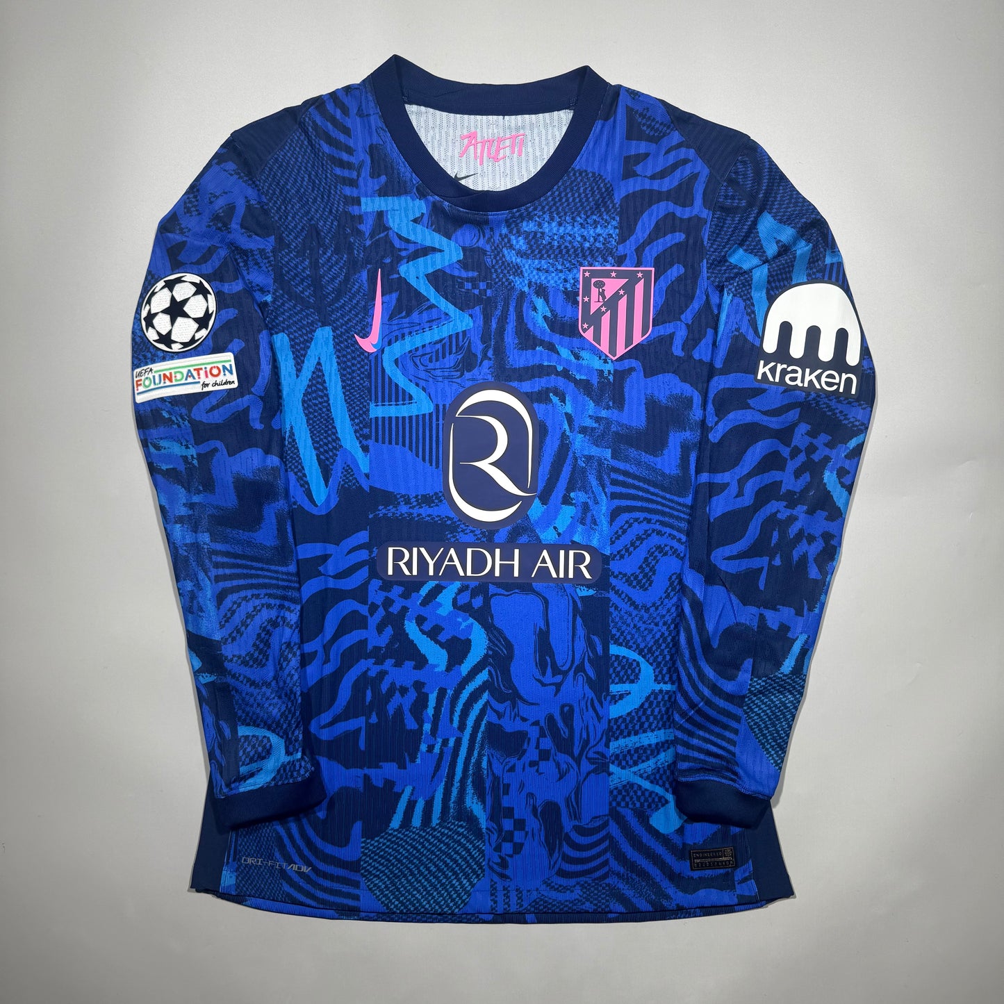 #7 Griezmann 24/25 Atletico Madrid 3rd Kitroom Player Issue CL Size L Official