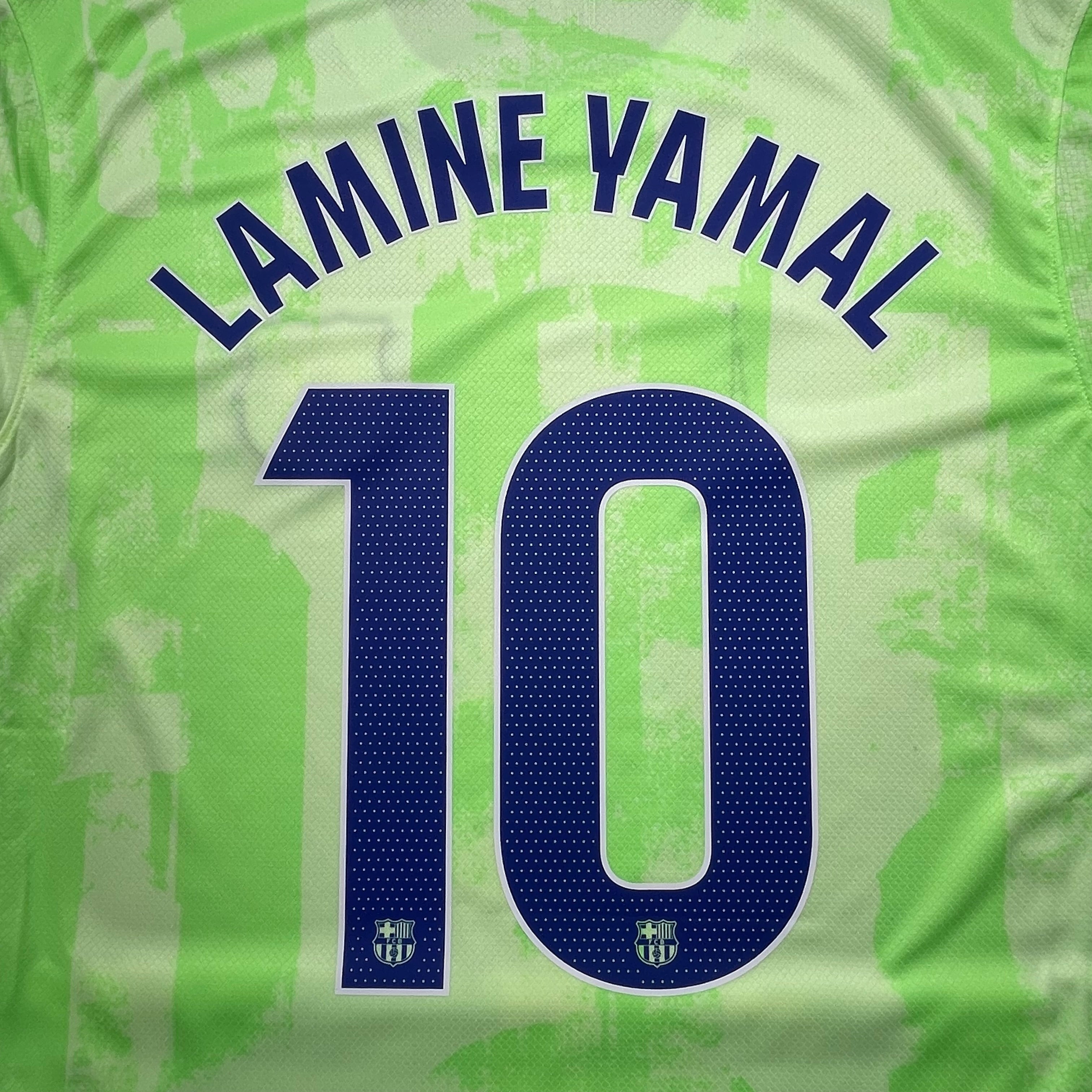 Official #10 Lamine Yamal 25/26 FC Barcelona 3rd Stadium Shirt