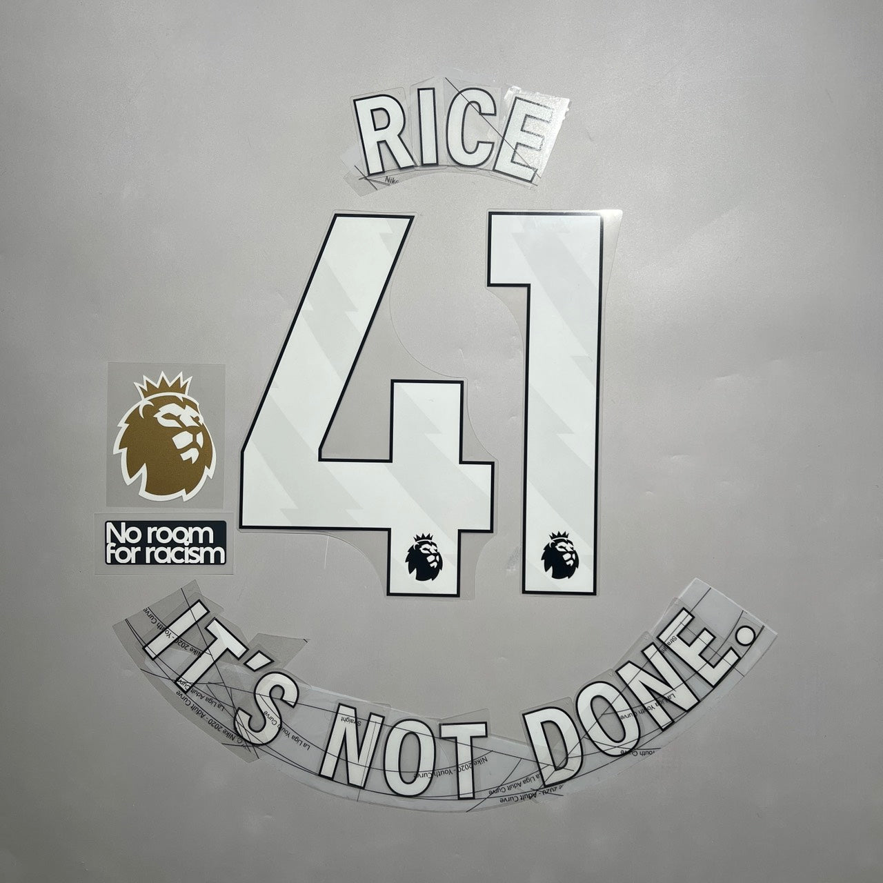 [Pre-Order] Official #41 Rice 25/26 Arsenal Name & Number set + It’s not done.