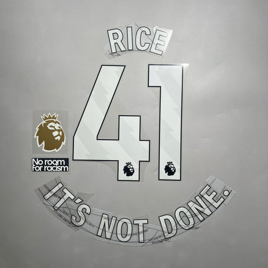 [Pre-Order] Official #41 Rice 25/26 Arsenal Name & Number set + It’s not done.