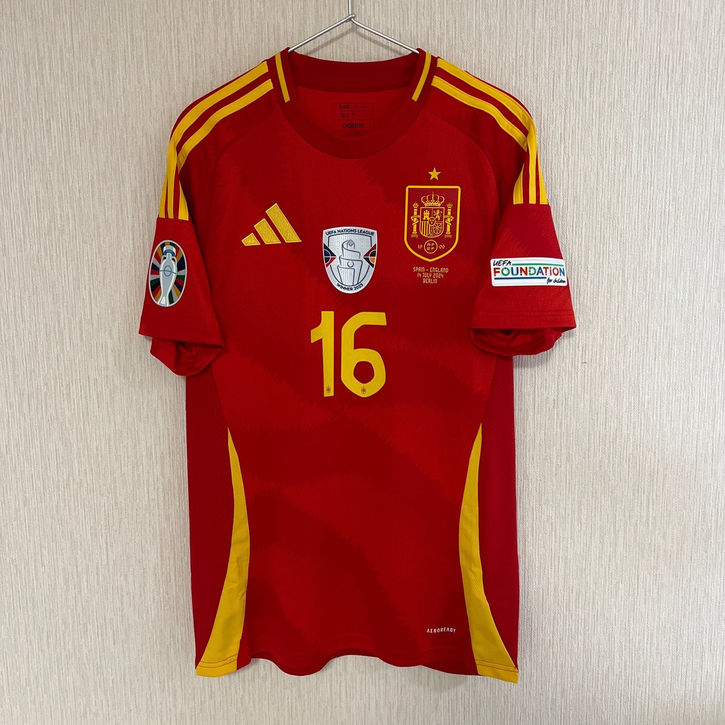 #16 RODRIGO | 24-25 Spain Home Fan Issue EURO 2024 Final