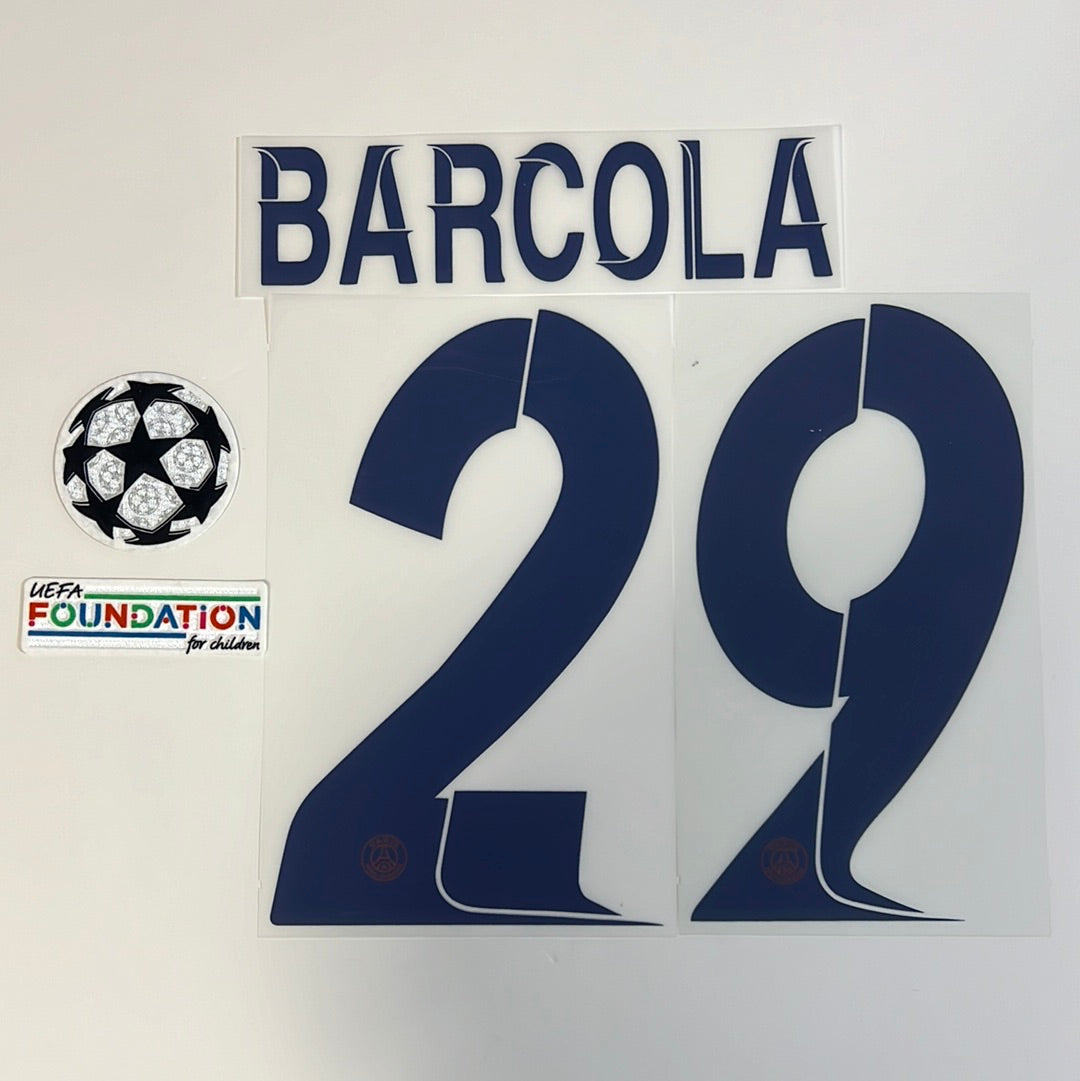 BARCOLA | 23-24 PSG Away CL Pack