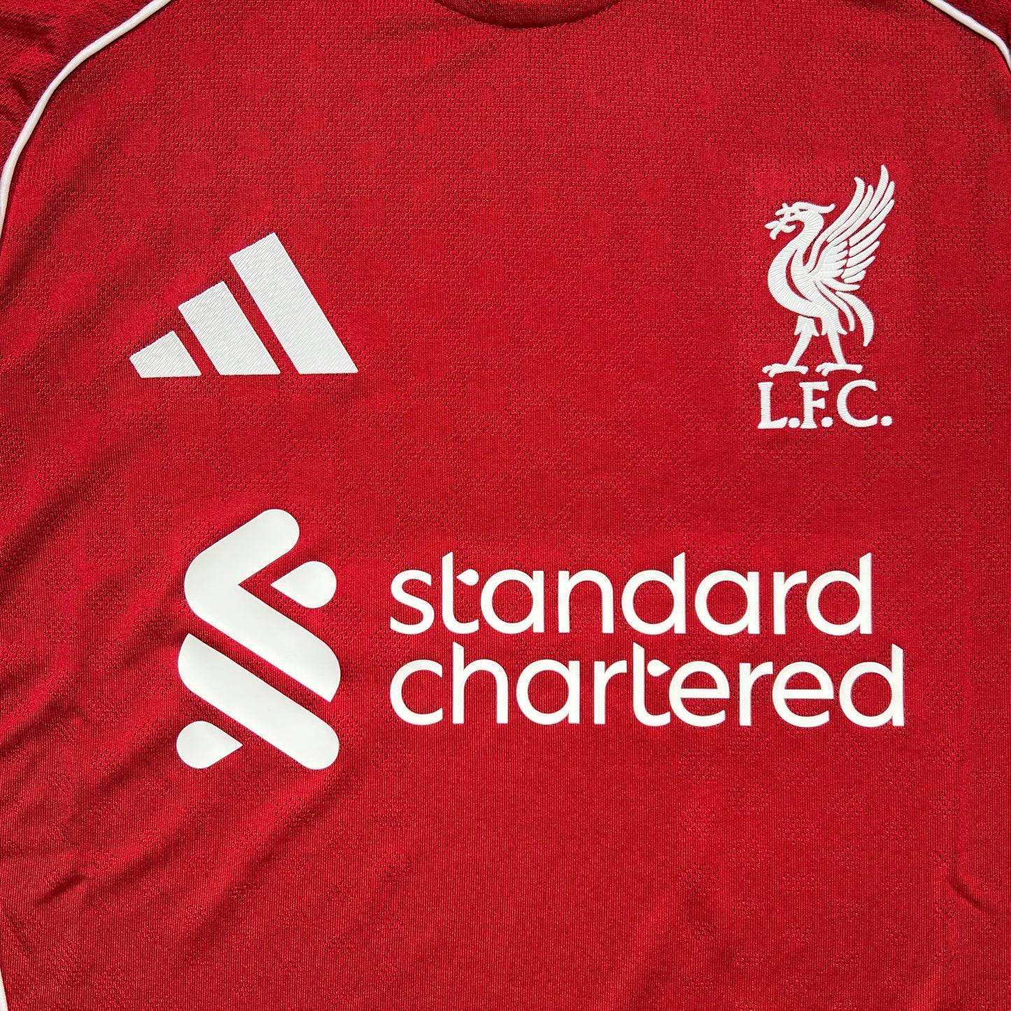 Official #11 M.Salah 25/26 Liverpool Home Authentic Shirt Long Sleeve UCL