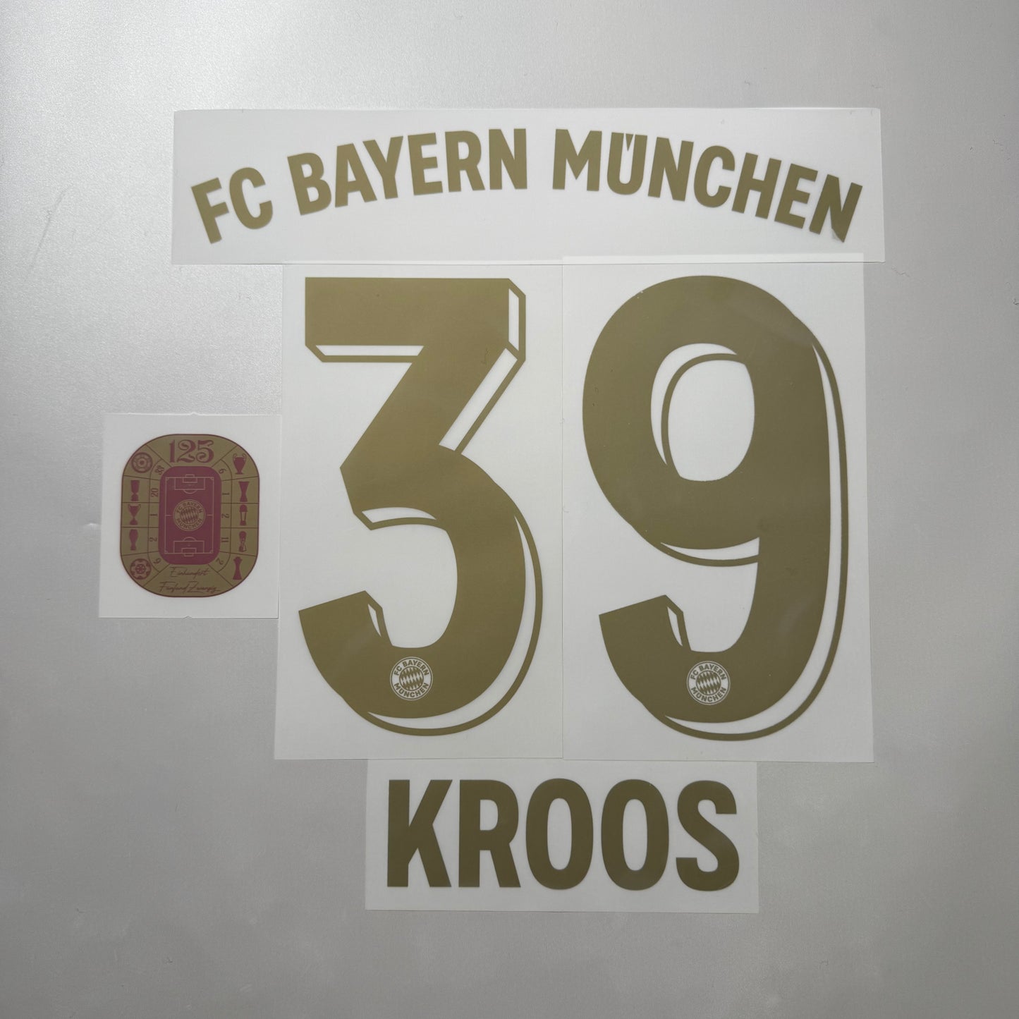 Official LIMITED #39 Kroos 25/26 Bayern Munich 125th Anniversary Shirt EU Spec