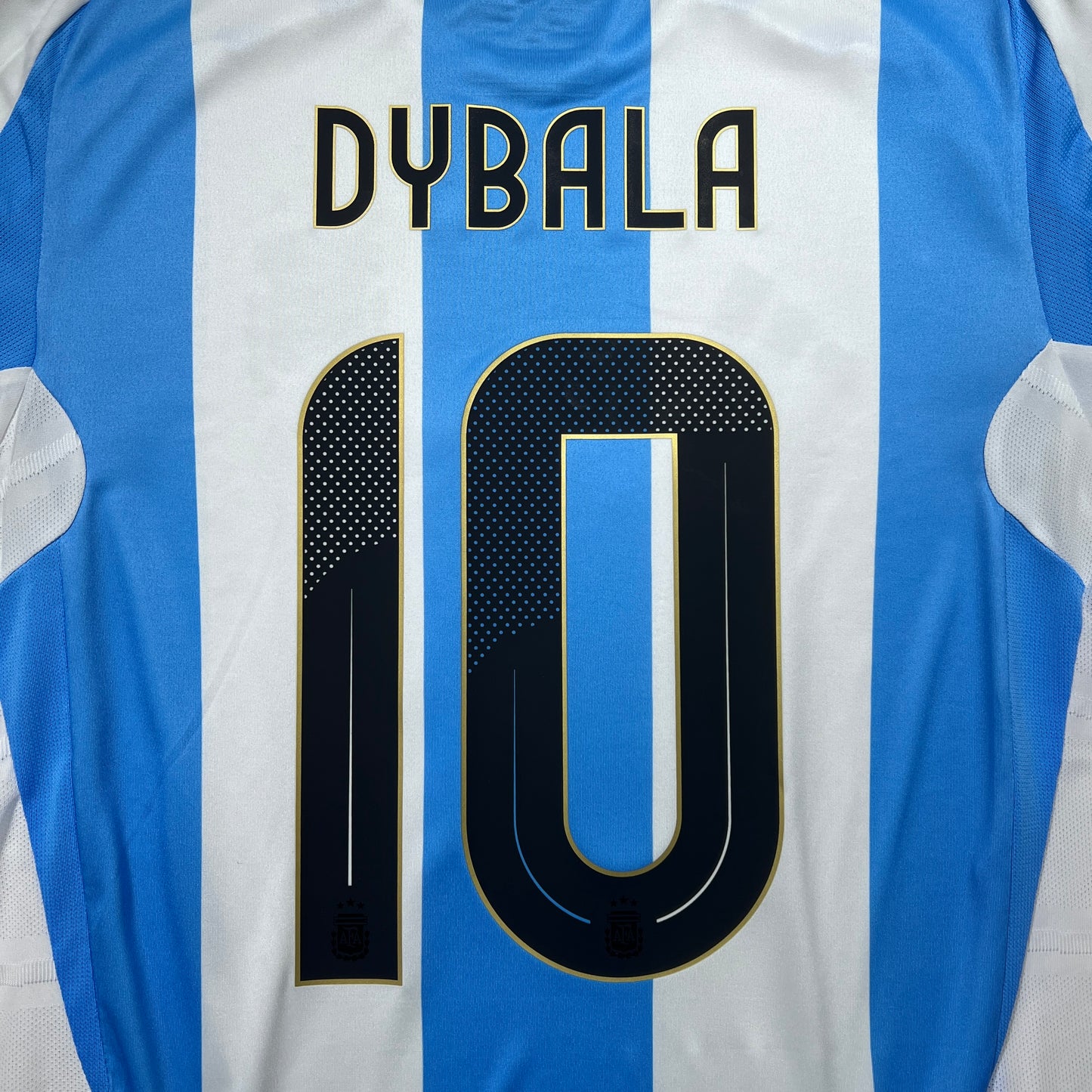 Official #10 Dybala 2024 Argentina Home Authentic Shirt FIFA World Cup 2026 Qualifiers Patch Size S/M（JP:L）