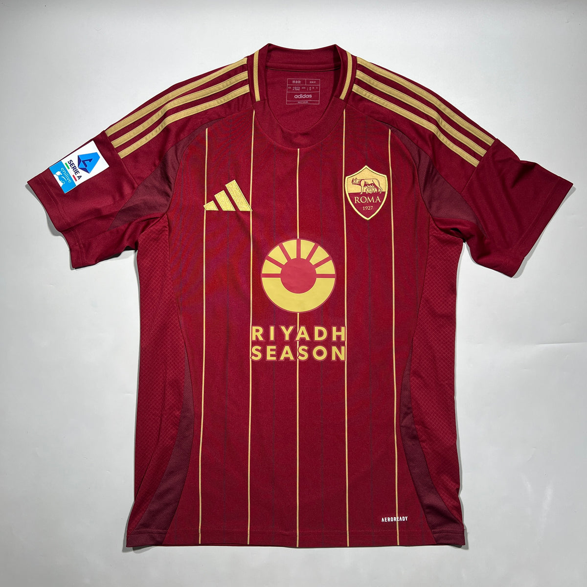 Official #21 Dybala 24/25 AS Roma Home Stadium Shirt Size JP:L