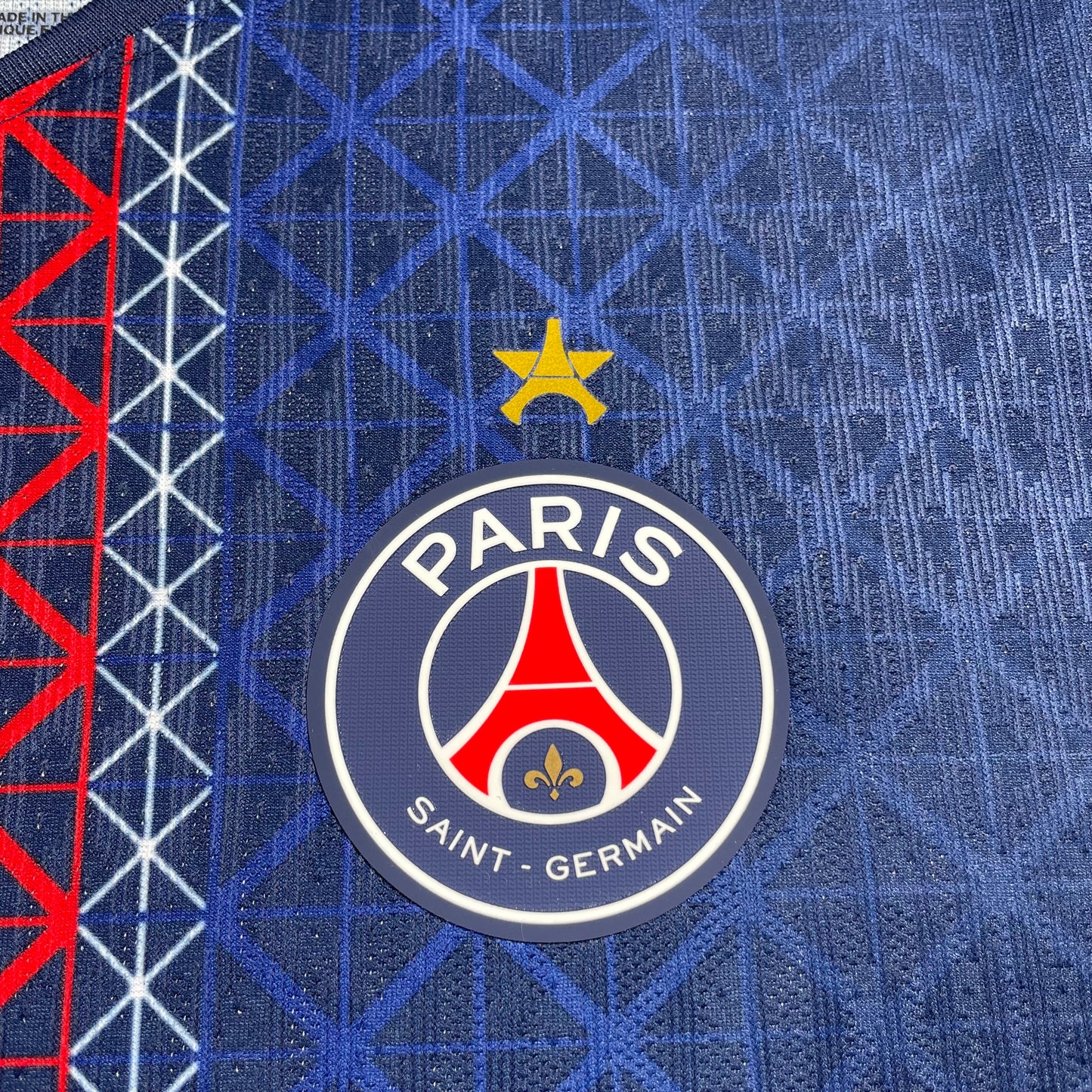 Official #14 D. Doue 25/26 Paris Saint-Germant(PSG) Home Authentic Shirt FIFA Club World Cup 25 USA Official Player Patch