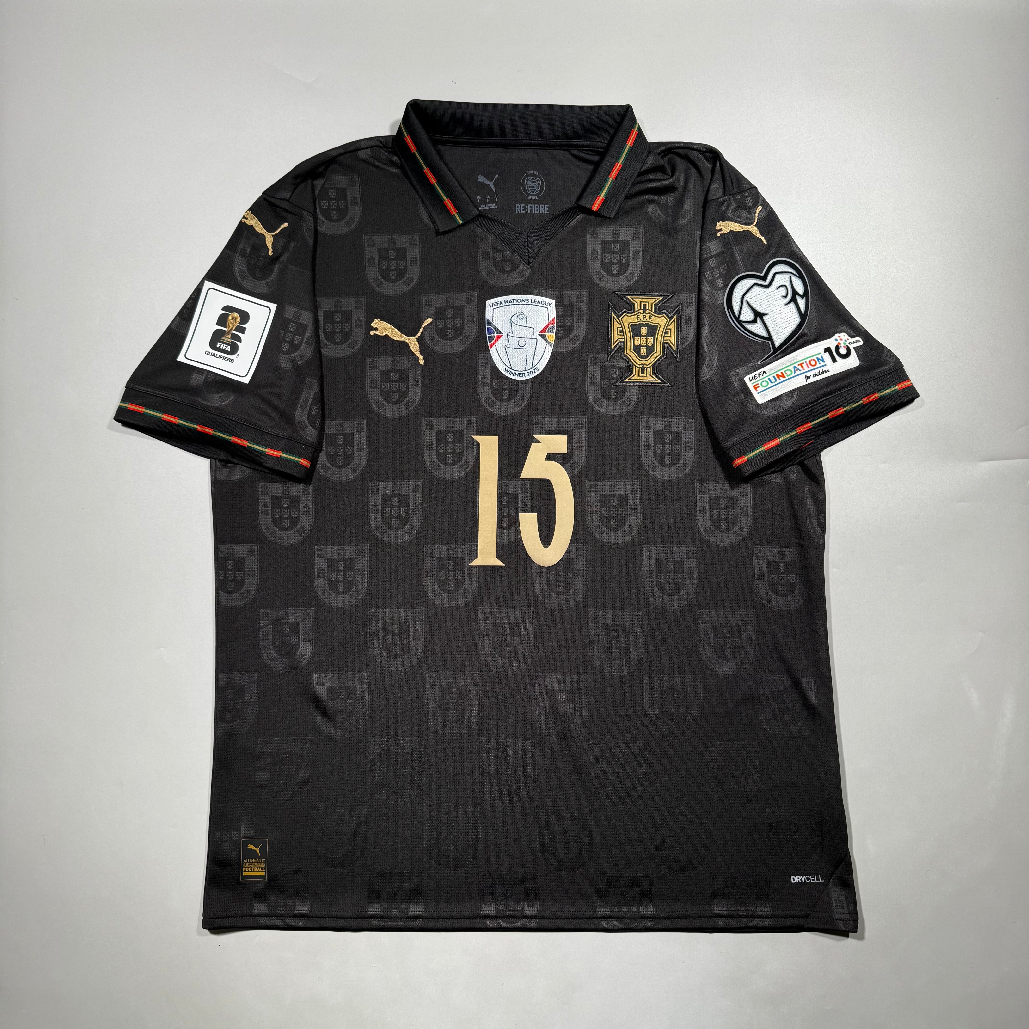 Official #15 Joao Neves 2025 Portugal Special Edition Stadium