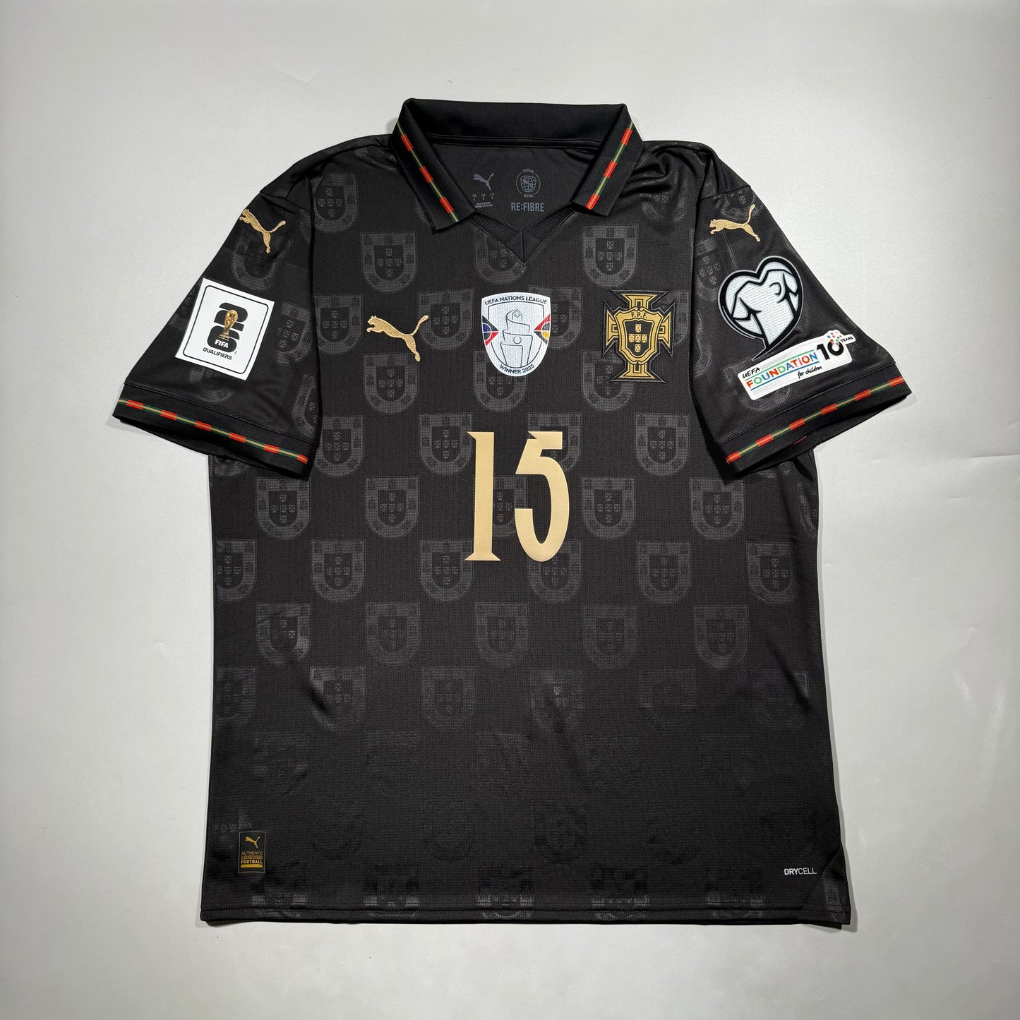 Official #15 Joao Neves 2025 Portugal Special Edition Stadium Shirt
