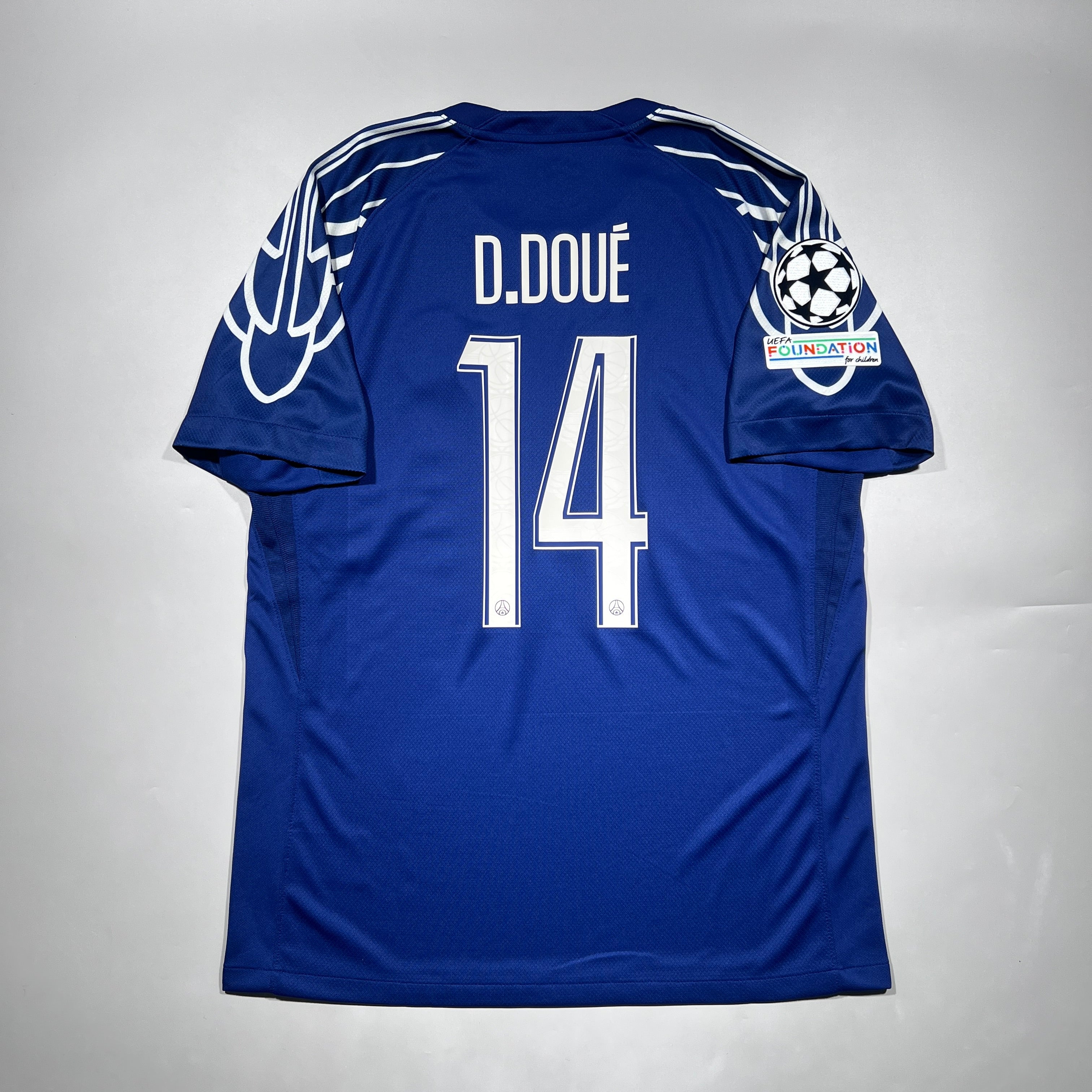 Official #14 D. Doue 24/25 Paris Saint-Germant （PSG）4th Stadium