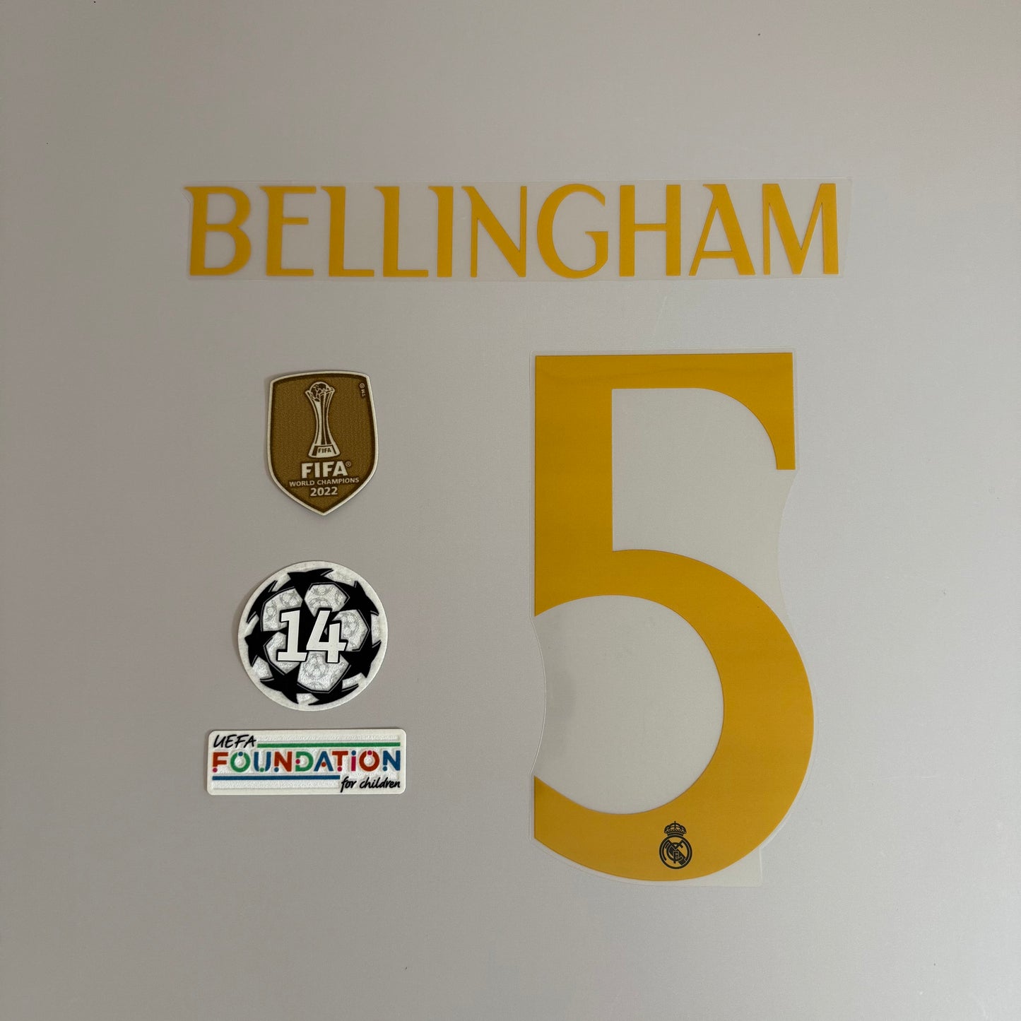 #5 Bellingham | 23‐24 Real Madrid 3rd Authentic Shirts
