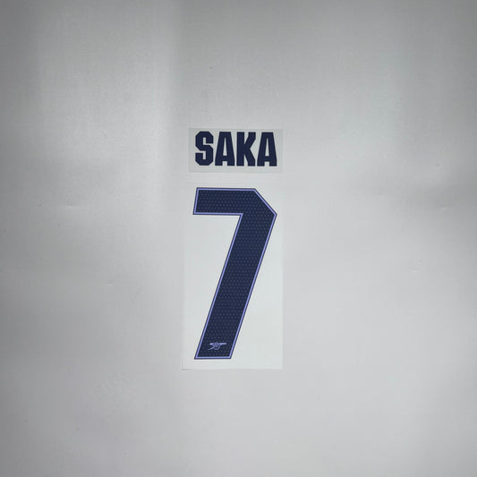 #7 Saka | 24-25 Arsenal 3rd Name & Number set