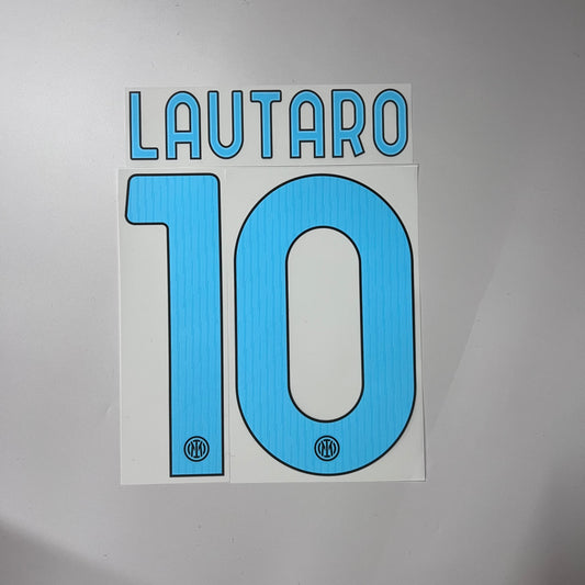 #10 Lautaro  | 25-26 Inter Milan Home Name & Number set
