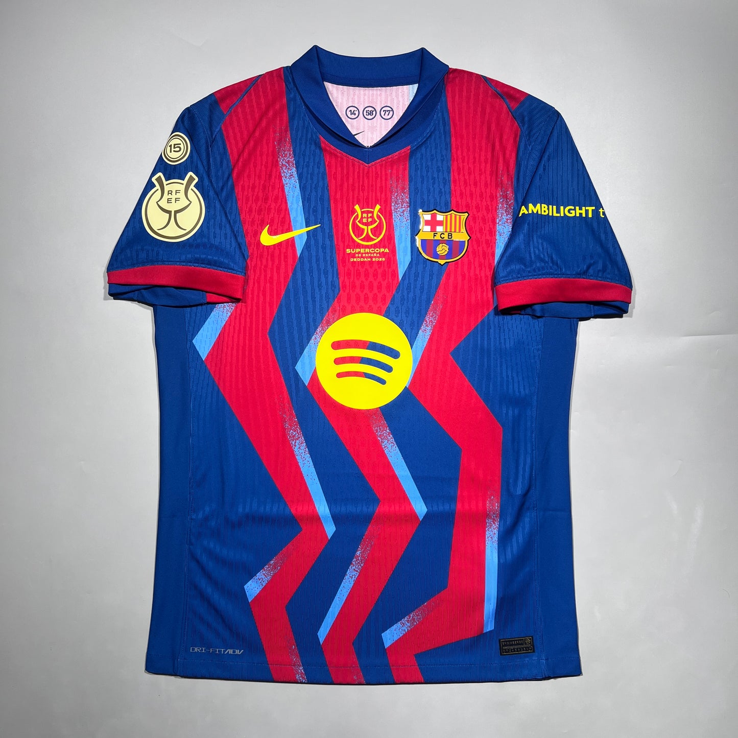 Official 25/26 FC Barcelona 4th Authentic Shirt Supercopa