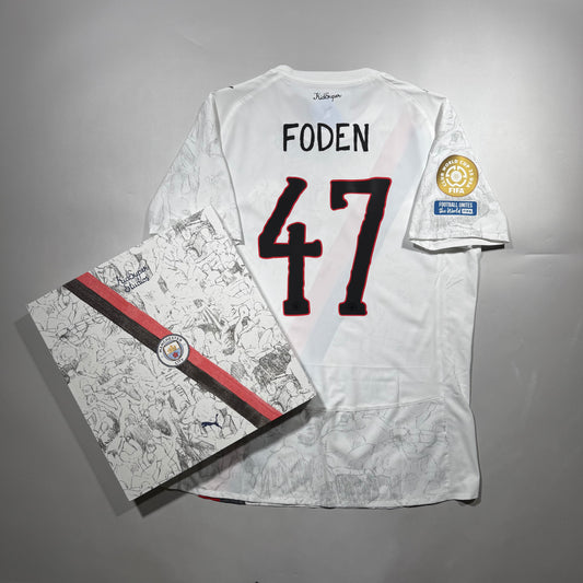 Official #47 Foden 25/26 Manchester City × KidSuper Limited Authentic Shirt FIFA Club World Cup 25 USA Official Player Patch Size 2XL
