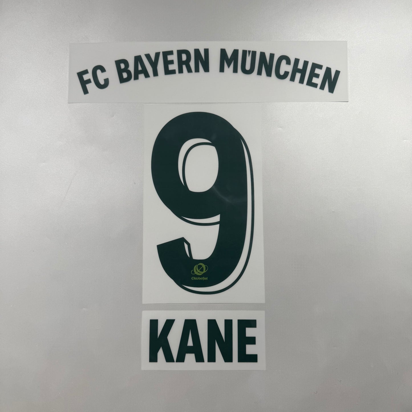 Official #9 Kane 25/26 FC Bayern Munchen Name & Number set Oktoberfest Special Edition
