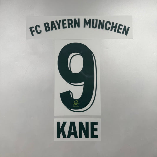 Official #9 Kane 25/26 FC Bayern Munchen Name & Number set Oktoberfest Special Edition