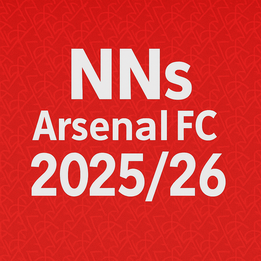 25/26 Arsenal Home Name & Number set English Premier League Font