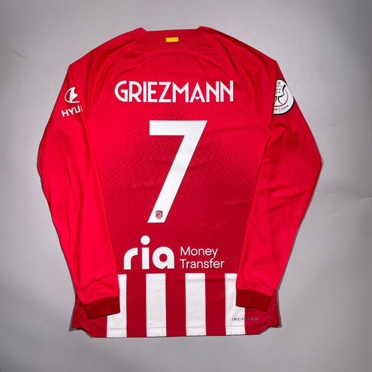 #7 Griezmann 23/24 Atletico Madrid Home size M Kitroom Player Issue Supercopa 174 Goal