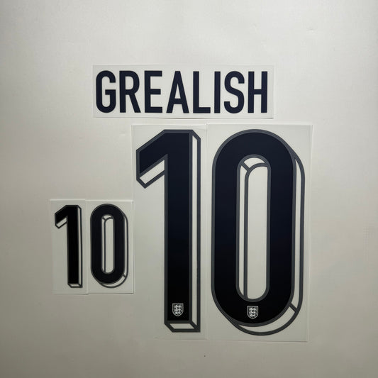 #10 Grealish 2024 England Home Name & Number set