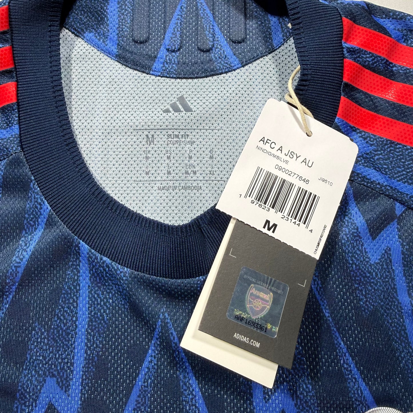 Official #56 Dowman 25/26 Arsenal Away Authentic Shirt EU Edition