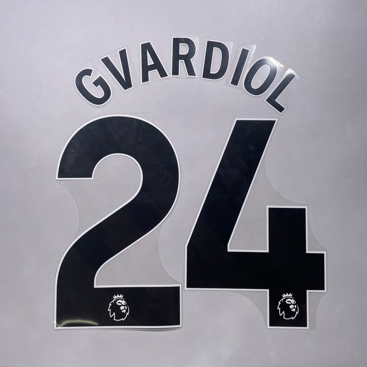 Official 25/26 Manchester City 3rd English Premier League Name & Number set
