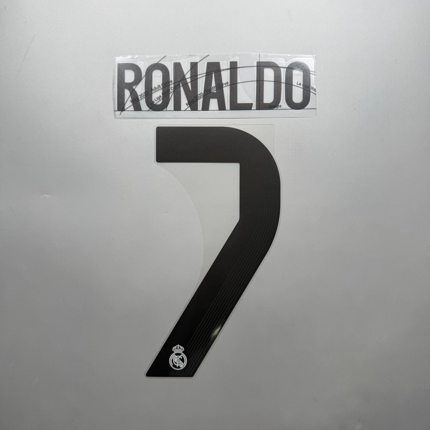 #7 Ronaldo 25/26 Real Madrid Home Name & Number set Official